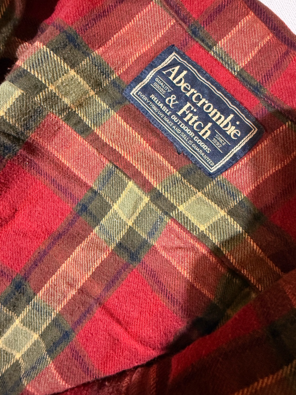 Abercrombie and Fitch plaid button up